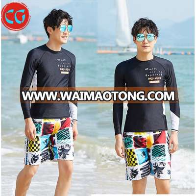 Couple Diving Suit Female Male Split Long-sleeve Shorts Jellyfish Clothing Swimsuit,Beach Wear